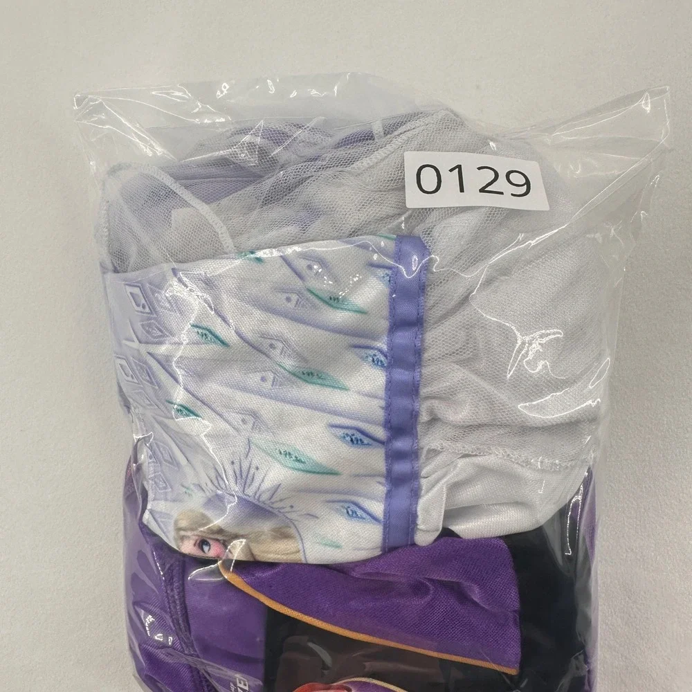 Disney Frozen Elsa and Anna Fantasy Nightgown Set 2T Purple White 2 Pack